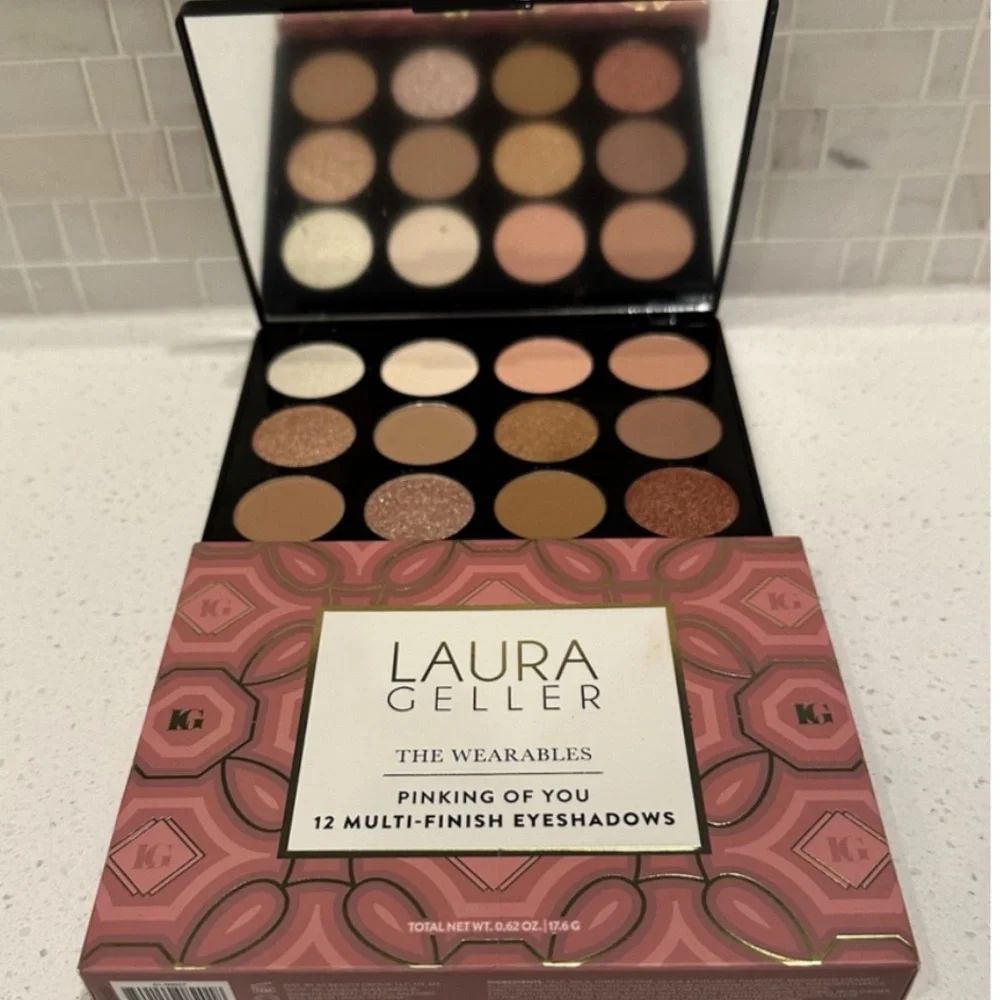 NEW Laura Geller The Wearables eye shadow x12 Palette vibrant pigment